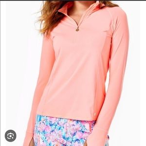 🧡Lilly Pulitzer Tangelo Marion Half Zip XL
